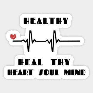 Let's Get Healthy. Sticker